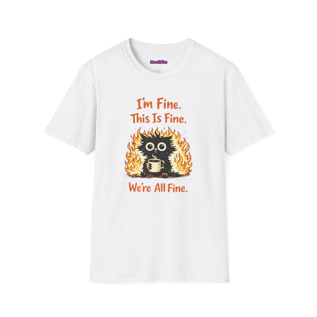 "I’m Fine This Is Fine We're All Fine" Fried Owl T-Shirt