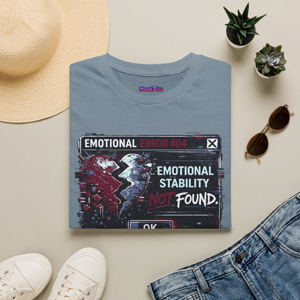 "Emotional Error 404: Emotional Stability Not Found" T-Shirt