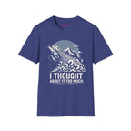 "I Thought About It Too Much" Question Mark Avalanche T-Shirt — Mountains Graphic Tee