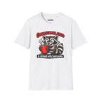 "Overstimulated & Armed with Sarcasm" Raccoon with Coffee T-Shirt