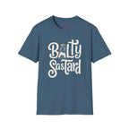 Text "Balty Sastard" in a sassy font with an A-shaped salt shaker in the place of the A in Balty.