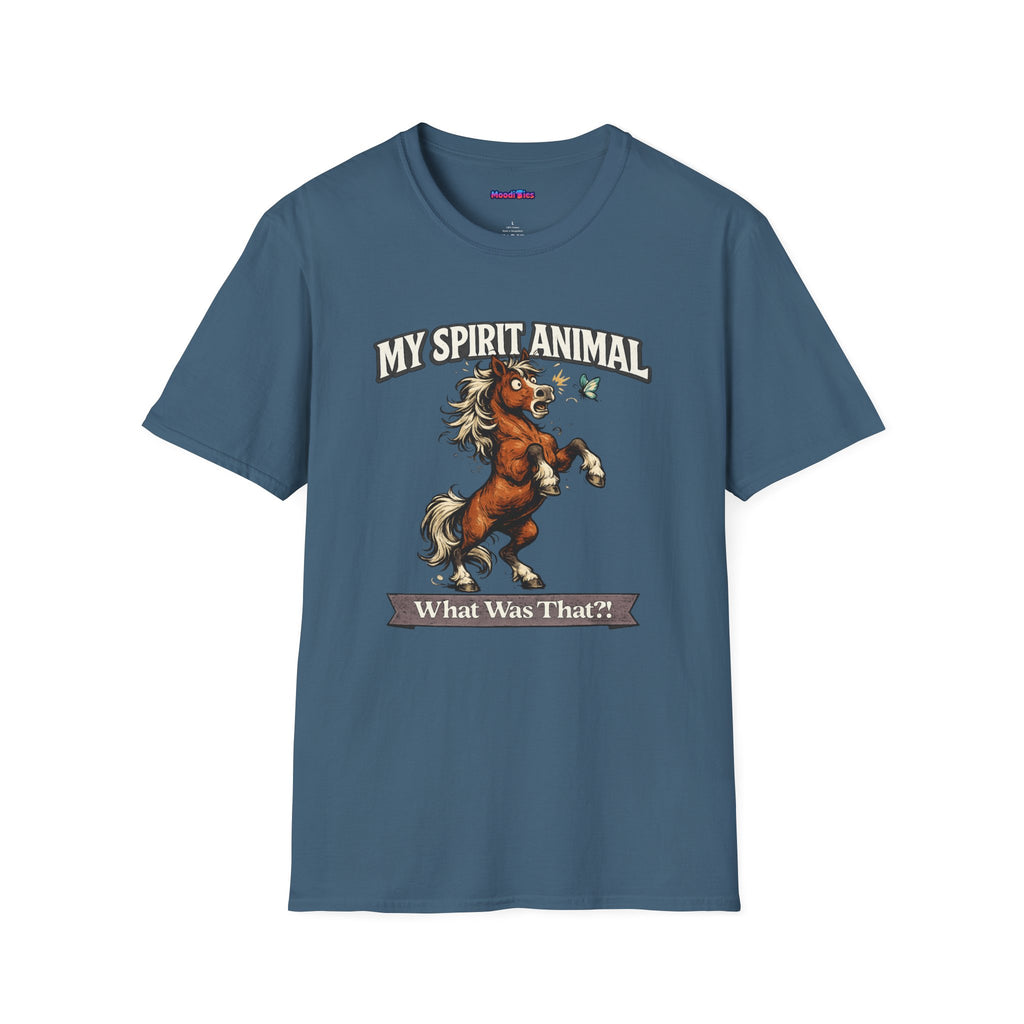 "My Spirit Animal: Horse (What Was That?!)" T-Shirt