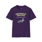 "Emotionally Available (For Foxes Only)" Cute Fox T‑Shirt