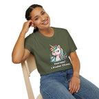 "Therapy? I Prefer Chaos." Unicorn T-Shirt