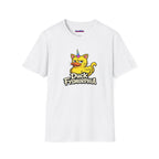 Text "Duck Fysmorphia funny" featuring disgruntled cartoon rubber ducky with cats ears and tail and a unicorn horn.