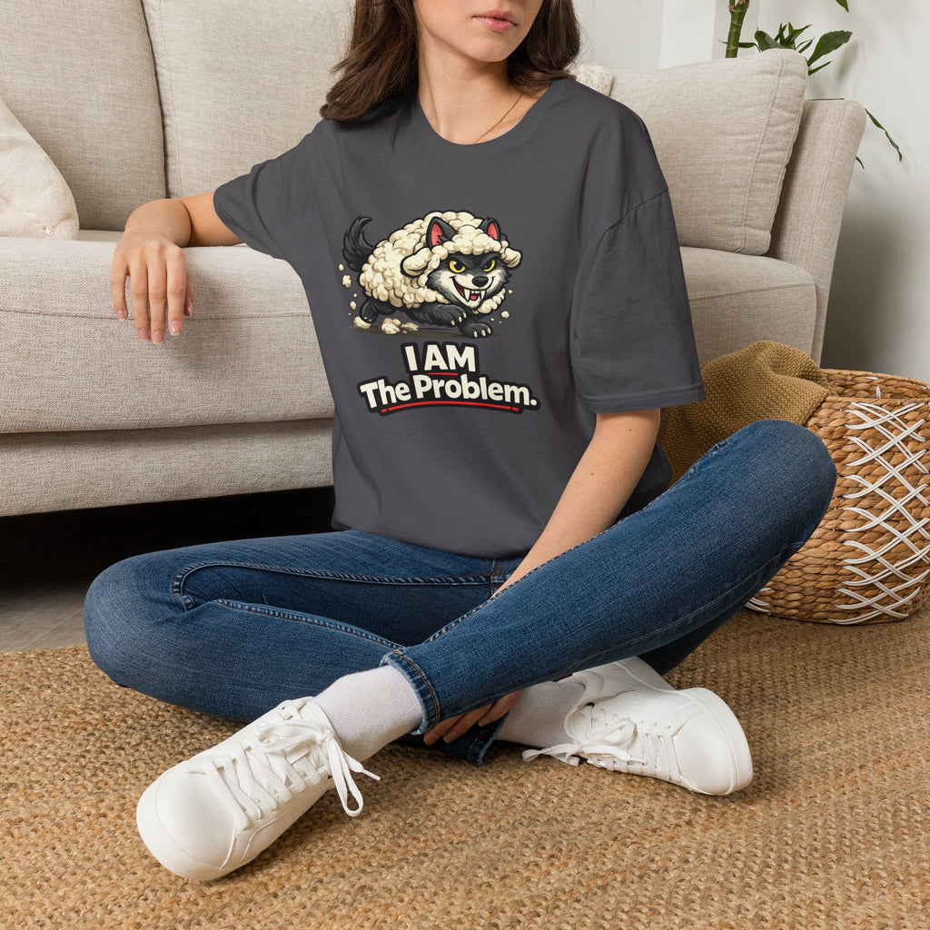 "I AM The Problem" Wolf in Sheep's Clothing T-Shirt