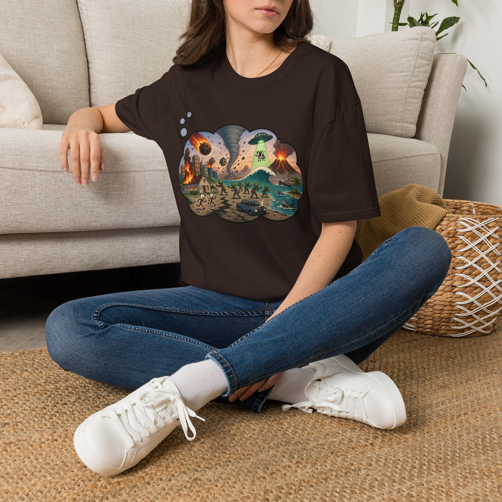 End of the World, Day 2 Anxiety Thought Bubble T-Shirt