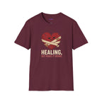 "Healing, But Make It Ironic" Bandaged Heart T-Shirt