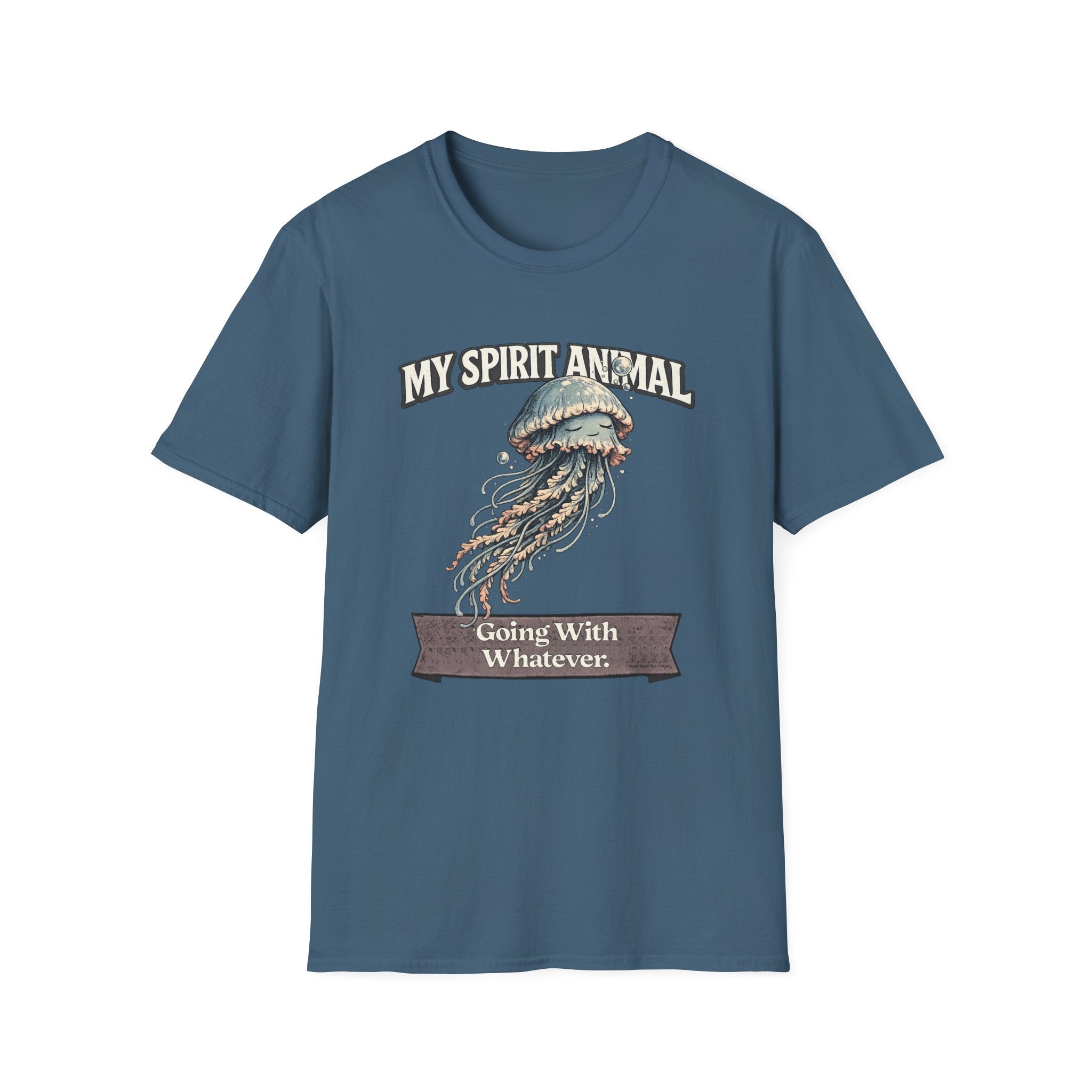 "My Spirit Animal: Jellyfish (Going With Whatever)" T-Shirt