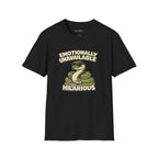 "Emotionally Unavailable But Hilarious" Snake T-Shirt