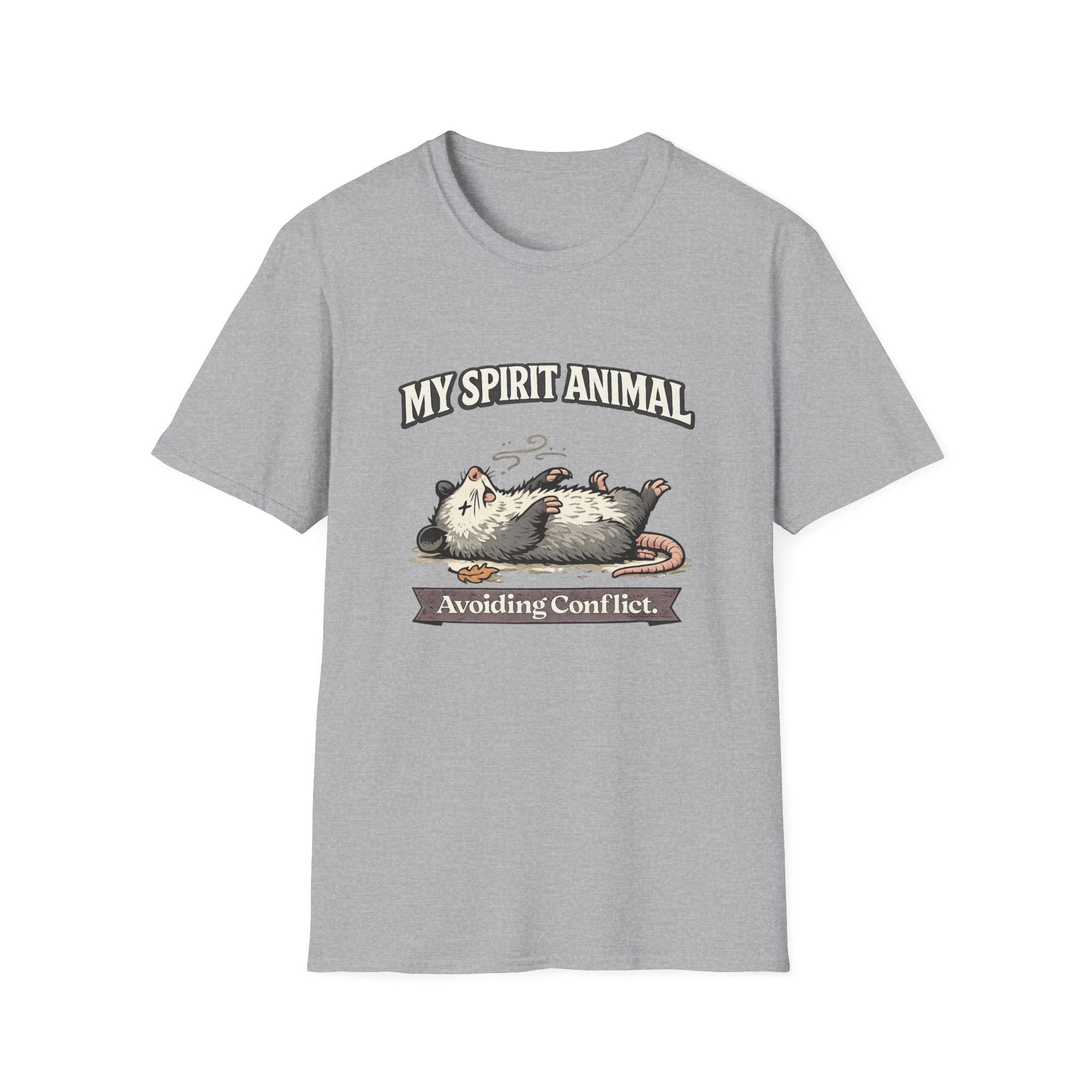 "My Spirit Animal: Possum (Avoiding Conflict)" T-Shirt