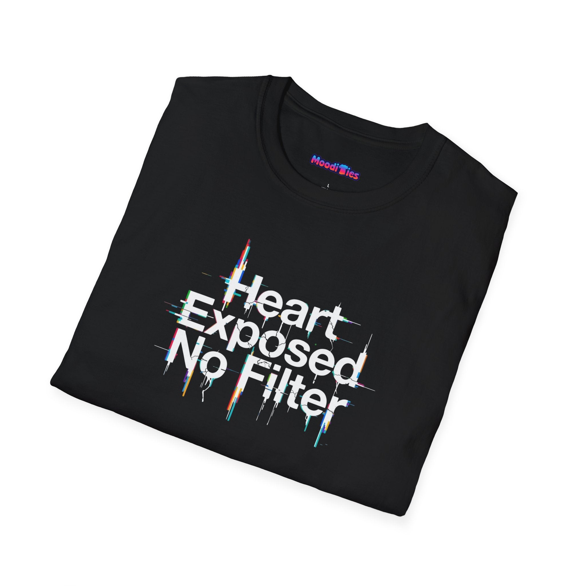 "Heart Exposed No Filter" Graphic T-Shirt