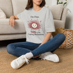 "I'm Fine. THIS Is My Coping Mechanism" Chaos Happy Face T-Shirt