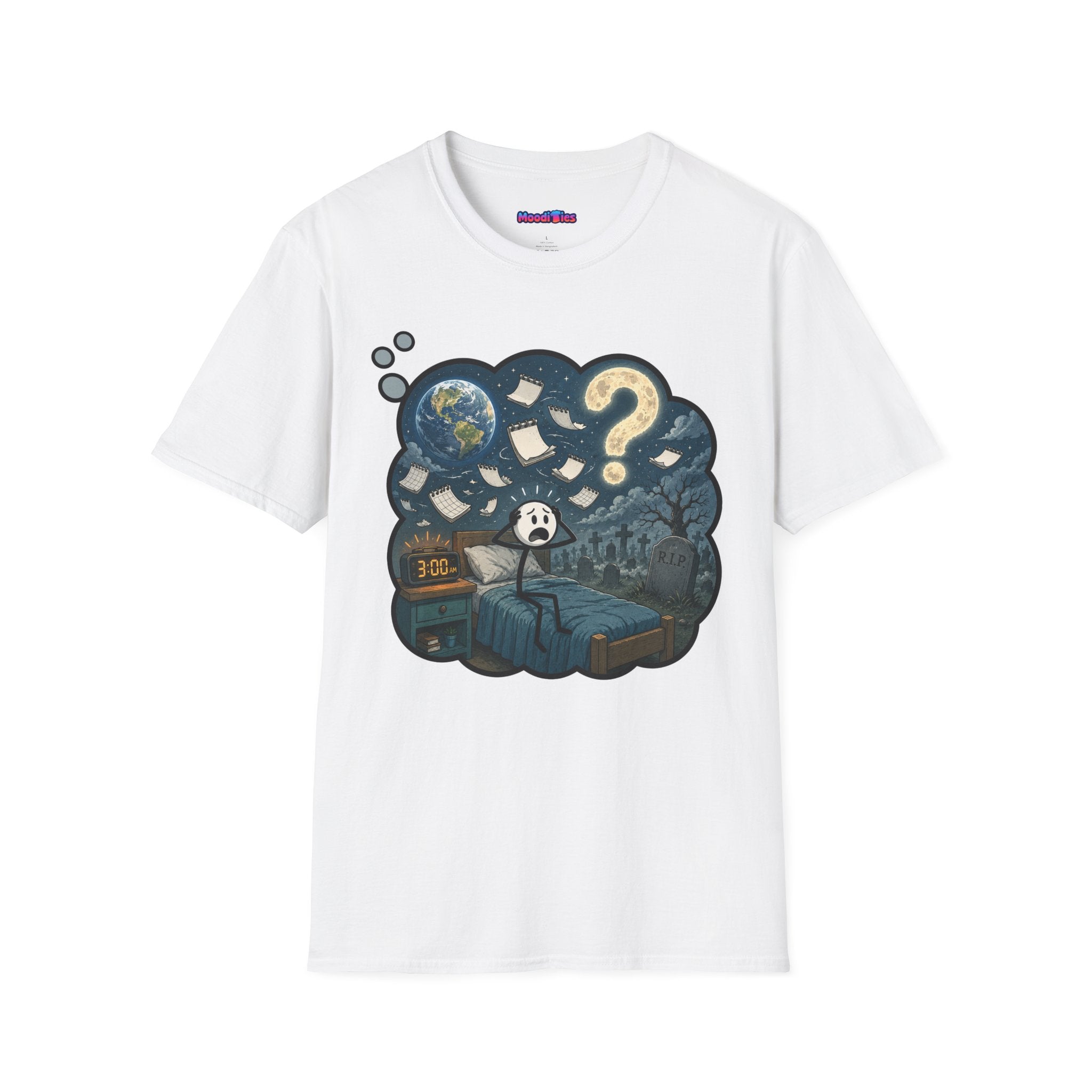 3 A.M. Anxiety Thought Bubble T-Shirt