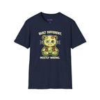 "Built Different, Mostly Wrong" Patchwork Teddy T-Shirt