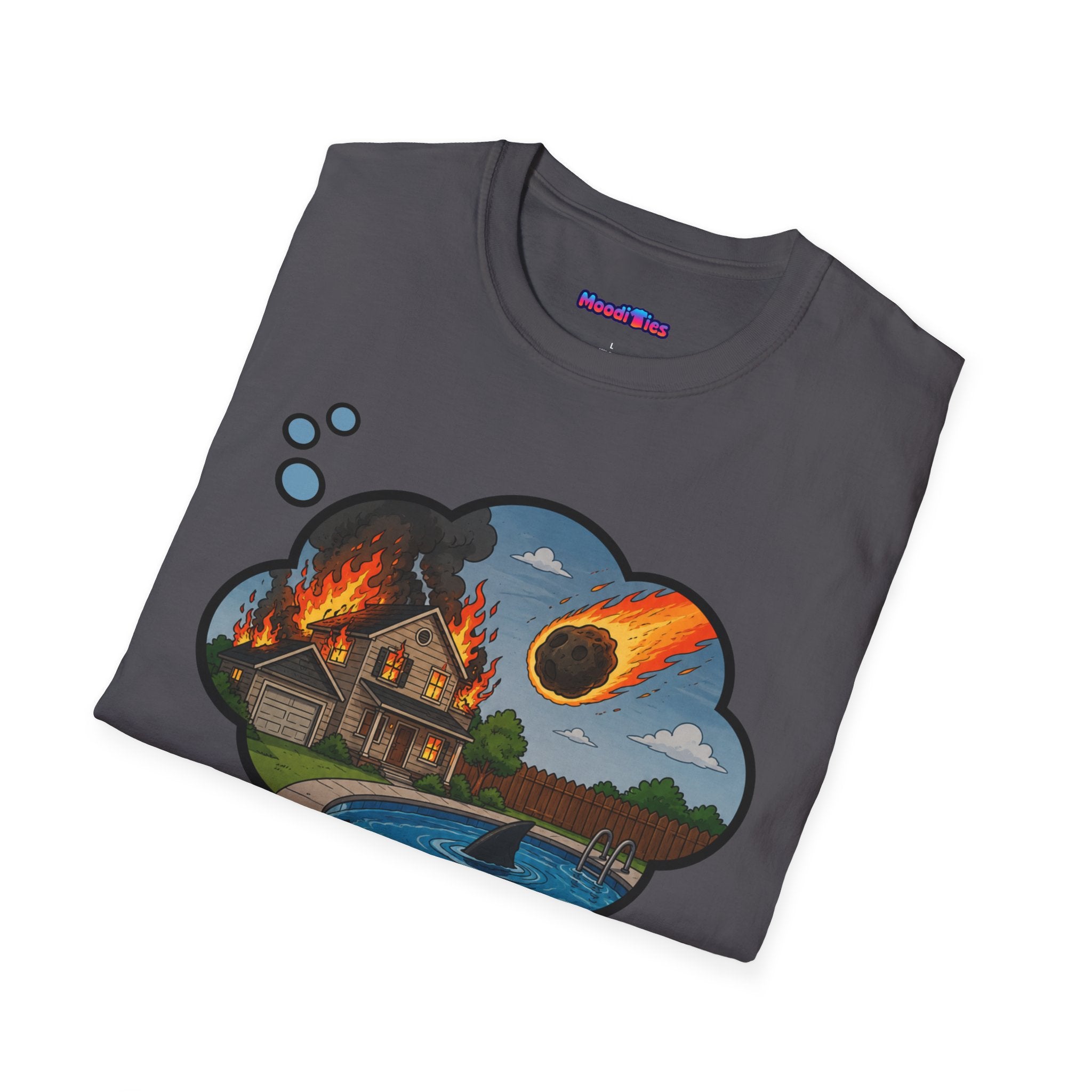 End of the World Anxiety Thought Bubble T-Shirt