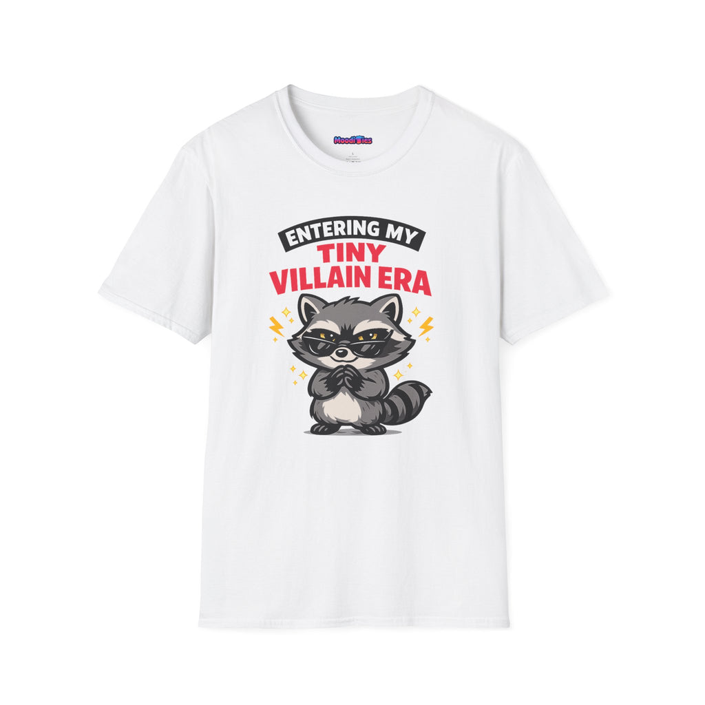 "Entering My Tiny Villain Era" Naughty Raccoon T-Shirt