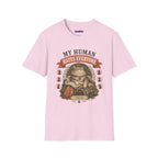 "My Human Hates Everyone." Smug Fat Cat T-Shirt