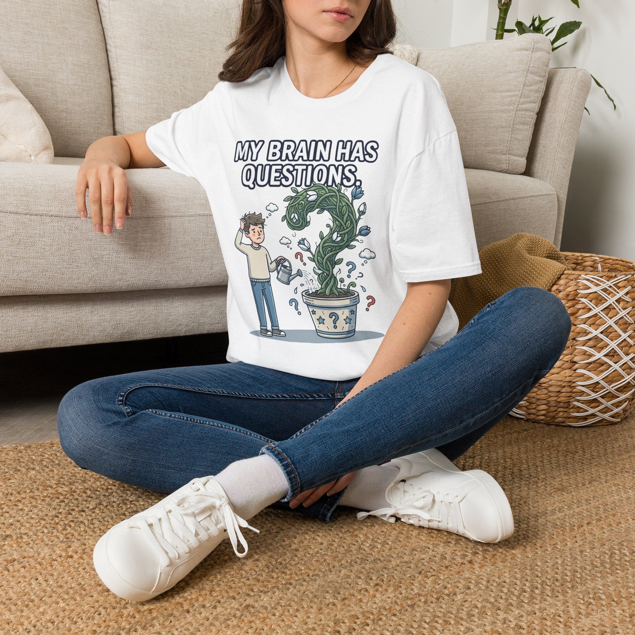 “My Brain Has Questions” Mystery Plant T-Shirt