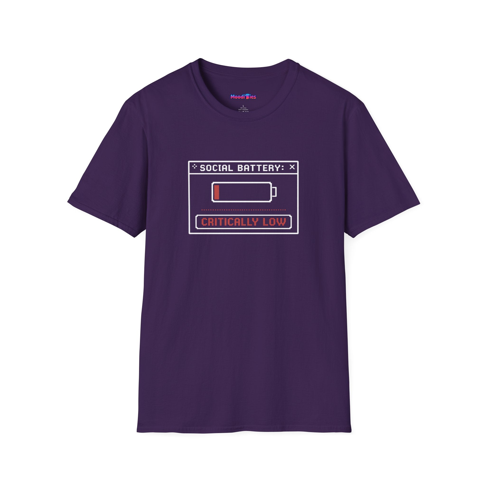 "Social Battery: Critically Low" T‑Shirt