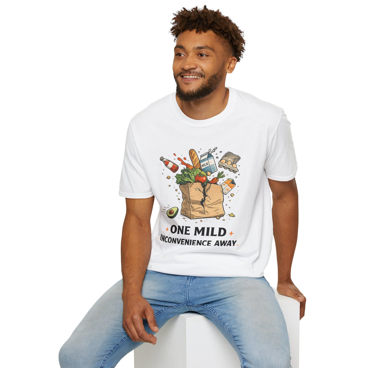 Exploding Grocery Bag T-Shirt