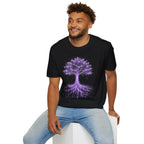 Digital Tree of Life (Purple) Graphic T-Shirt