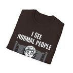"I See Normal People" Spooked Boy T-Shirt