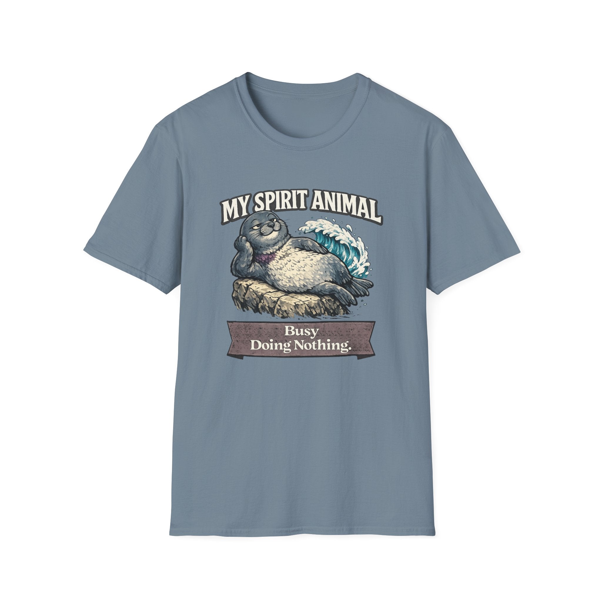 "My Spirit Animal: Seal (Busy Doing Nothing)" T-Shirt