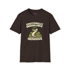 "Emotionally Unavailable But Hilarious" Snake T-Shirt