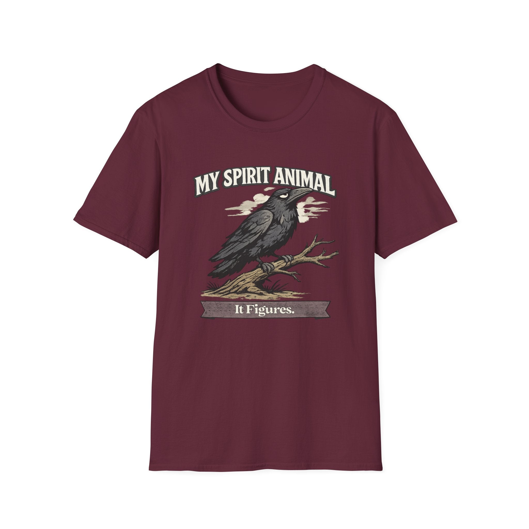 "My Spirit Animal: Raven (It Figures)" T-Shirt