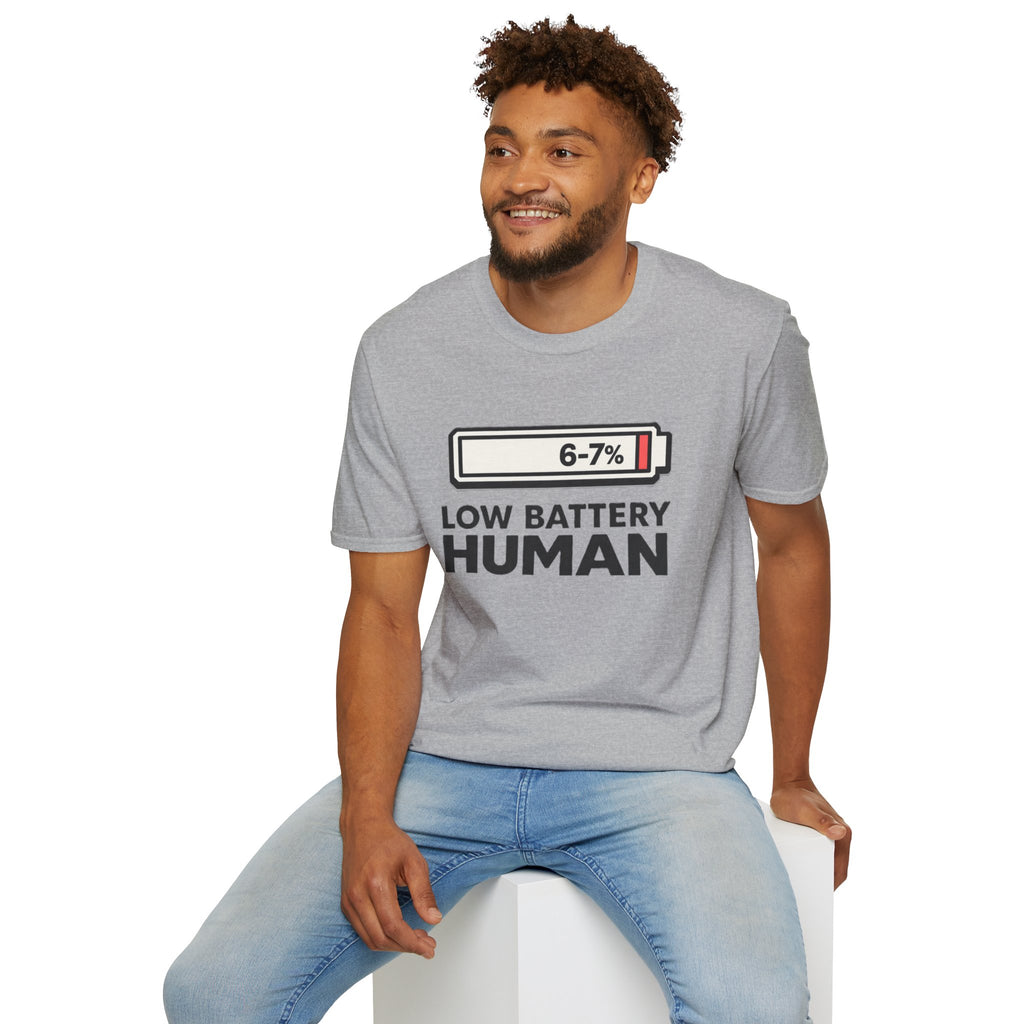 "Low Battery Human" T-Shirt
