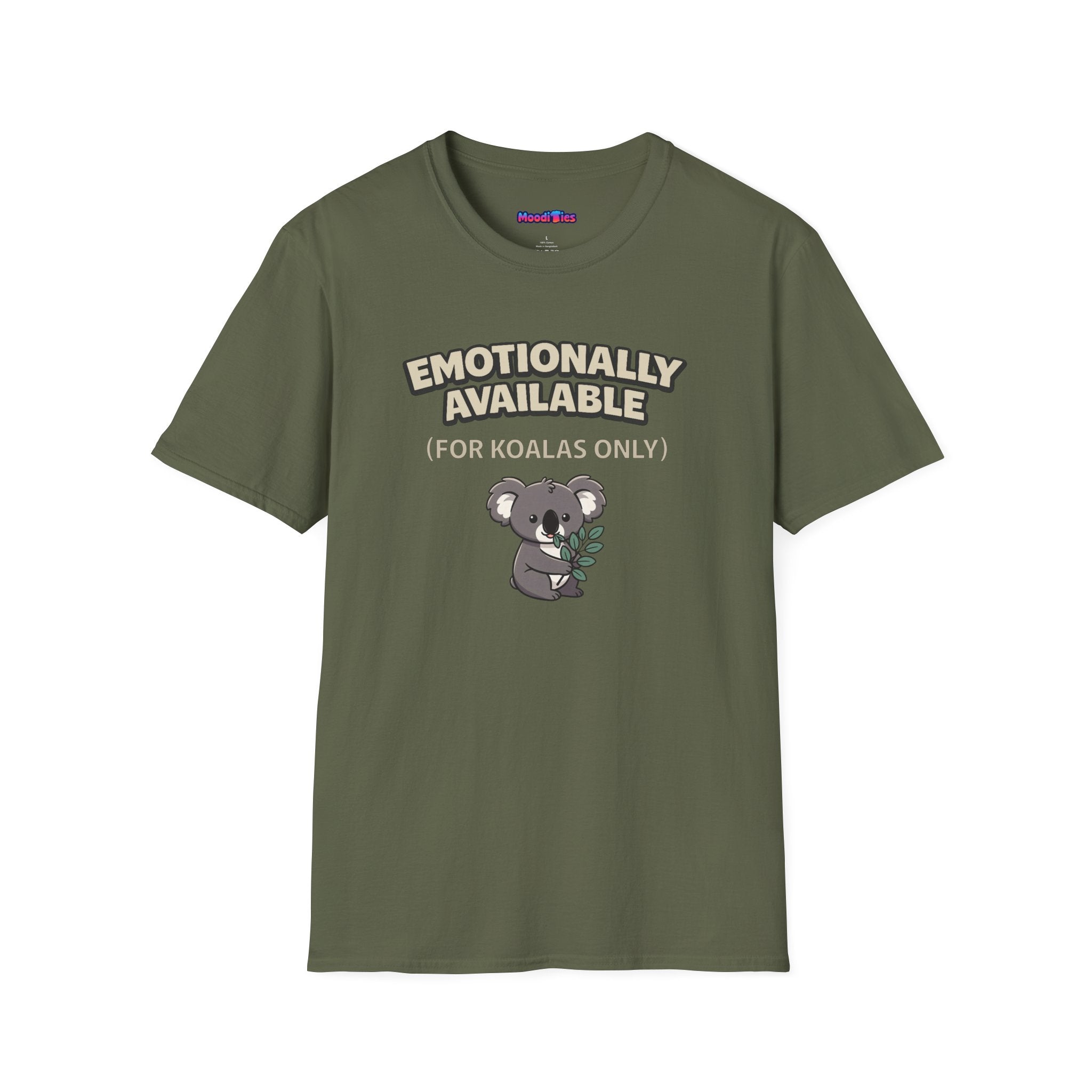 “Emotionally Available (For Koalas Only)” Cute Koala T-Shirt