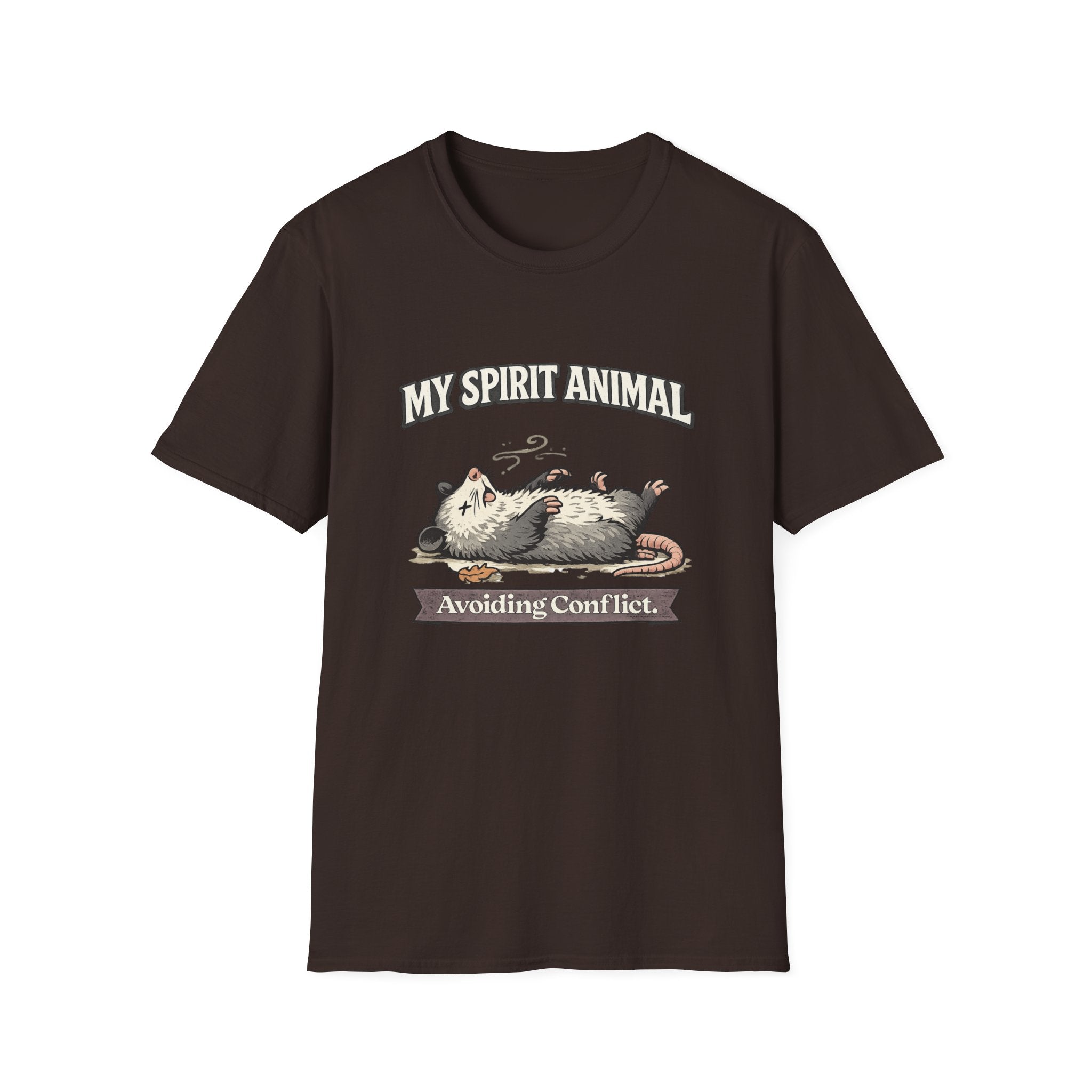 "My Spirit Animal: Possum (Avoiding Conflict)" T-Shirt