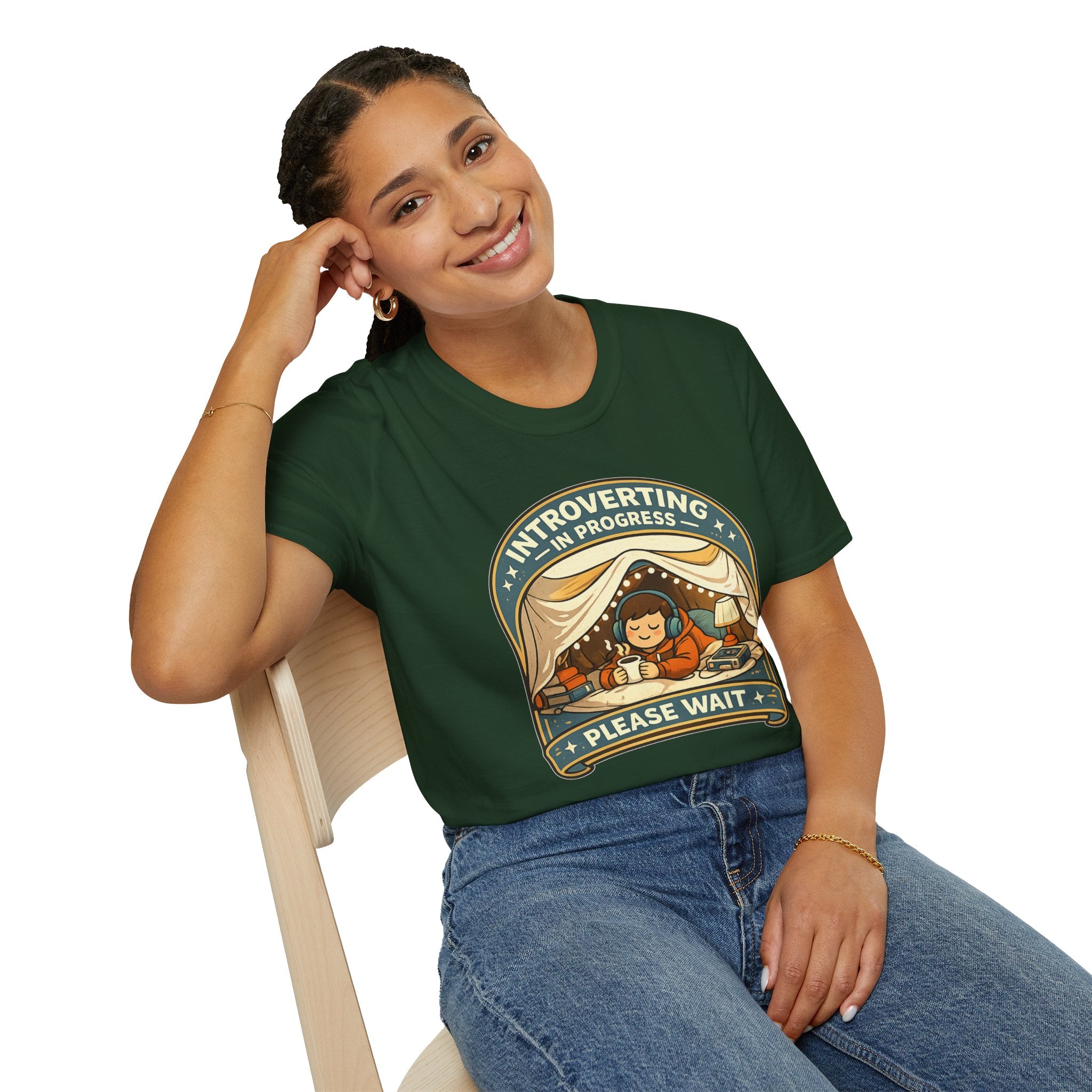 "Introverting In Progress, Please Wait" T-Shirt