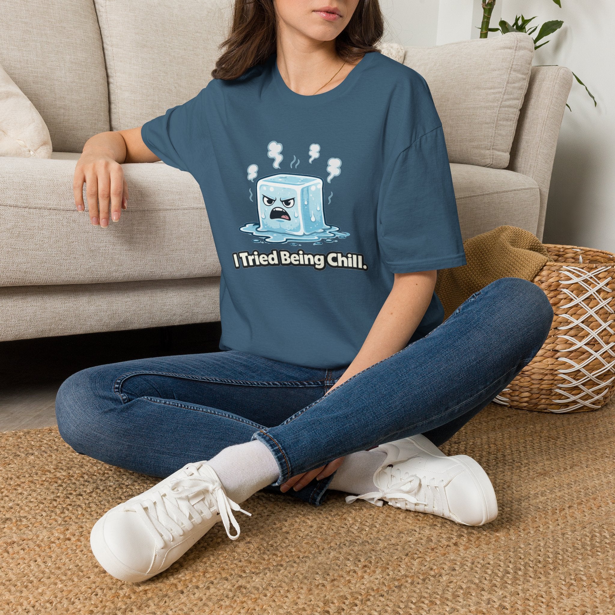 "I Tried Being Chill" Steaming Ice Cube T-Shirt