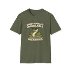 "Emotionally Unavailable But Hilarious" Snake T-Shirt