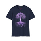 Digital Tree of Life (Purple) Graphic T-Shirt