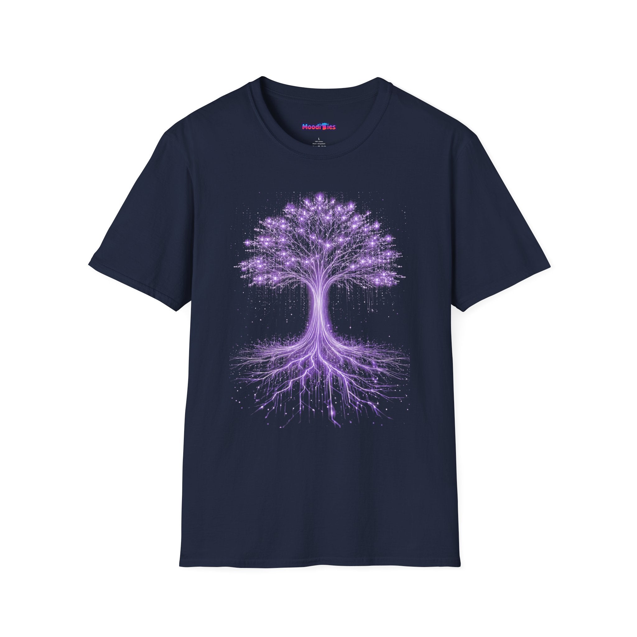 Digital Tree of Life (Purple) Graphic T-Shirt