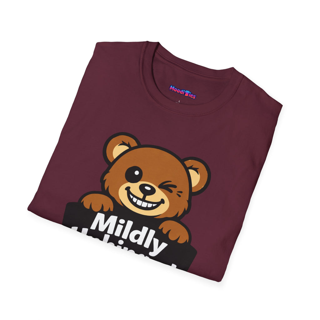 "Mildly Unhinged" Bear T-Shirt