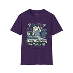 "Overthinking the Tutorial" Gamer Graphic T‑Shirt