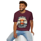 "One Mild Inconvenience Away" Exploding Volcano T-Shirt