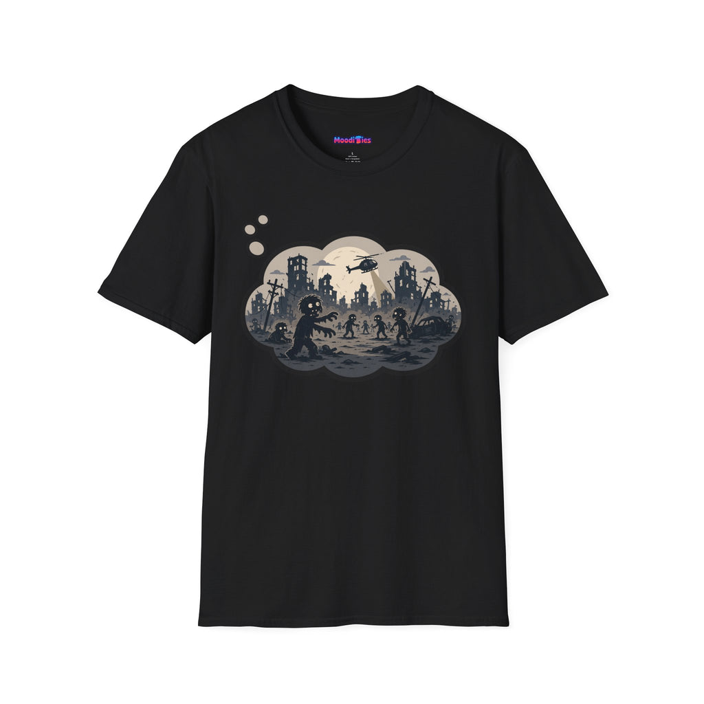 "Zombie Apocalypse" Anxiety Thought Bubble T-Shirt