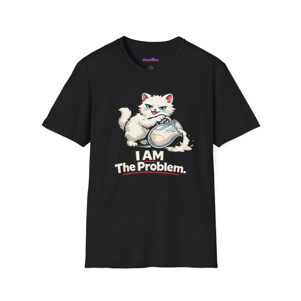 "I AM The Problem" Cat That Got the Cream T-Shirt