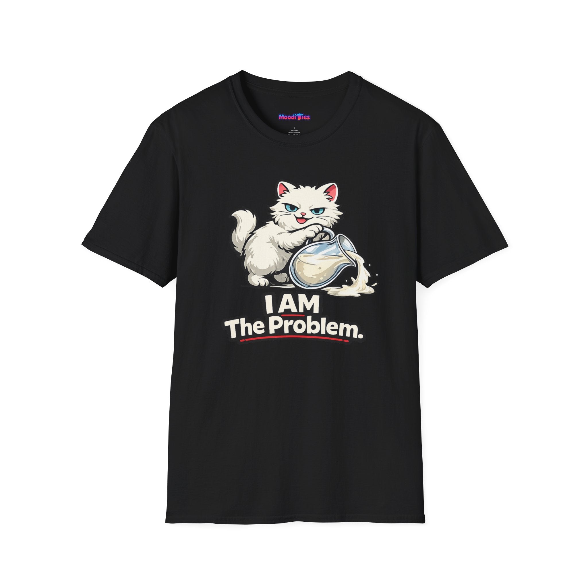 "I AM The Problem" Cat That Got the Cream T-Shirt