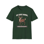 "My Spirit Animal: Deer (This Feels Unsafe)" T-Shirt