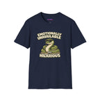 "Emotionally Unavailable But Hilarious" Snake T-Shirt