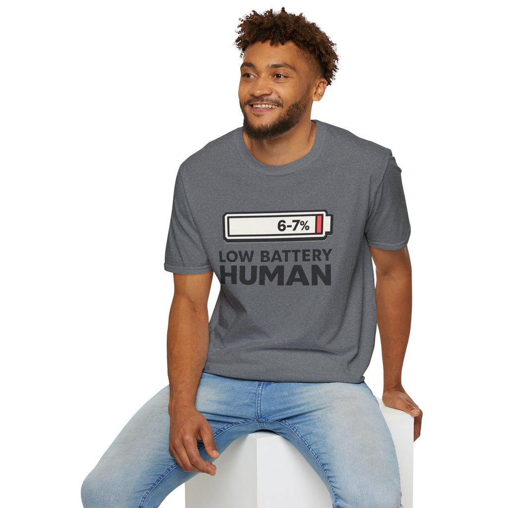 "Low Battery Human" T-Shirt