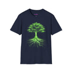 Digital Tree of Life (Green) Graphic T-Shirt