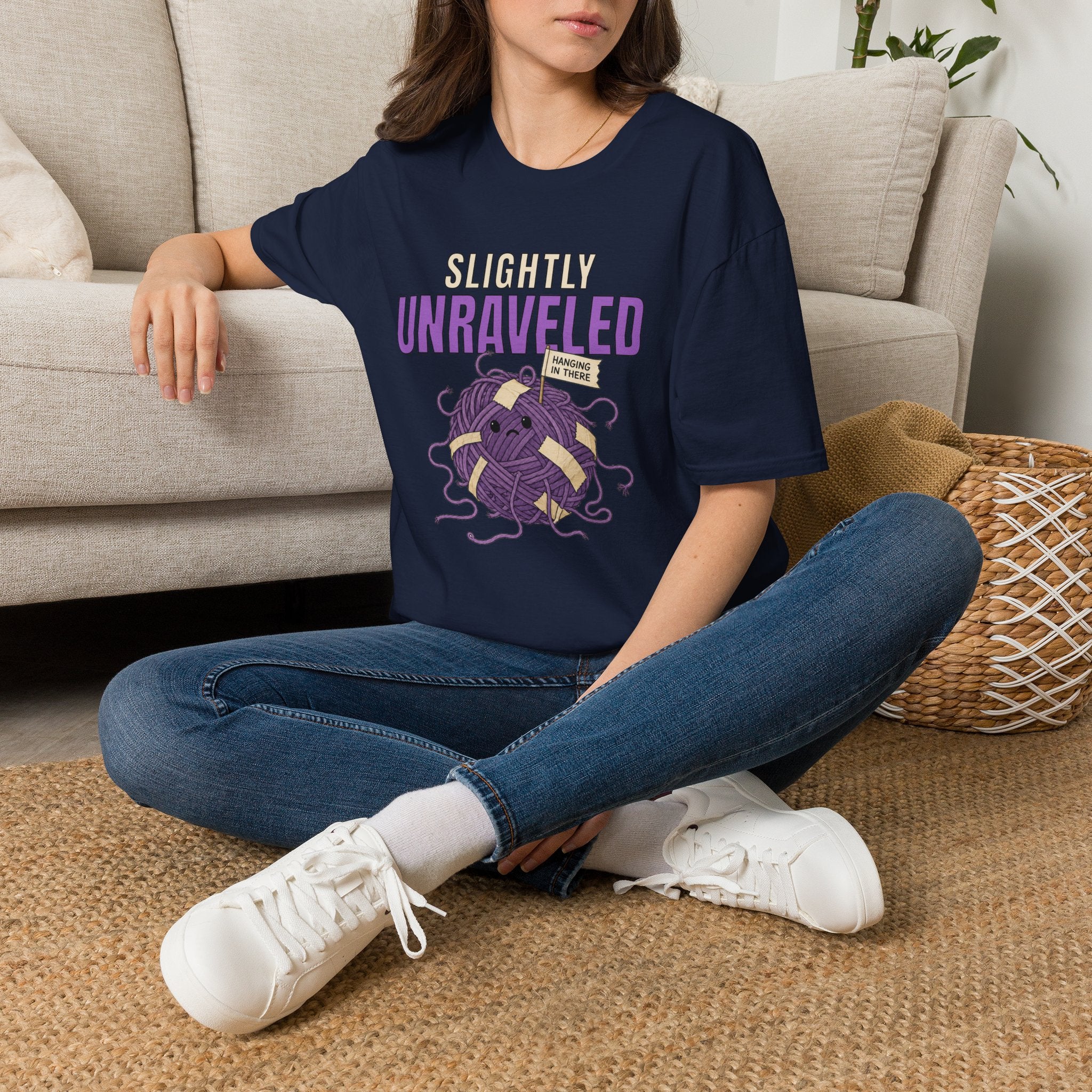 "Slightly Unraveled" Messy Ball of Yarn T-Shirt