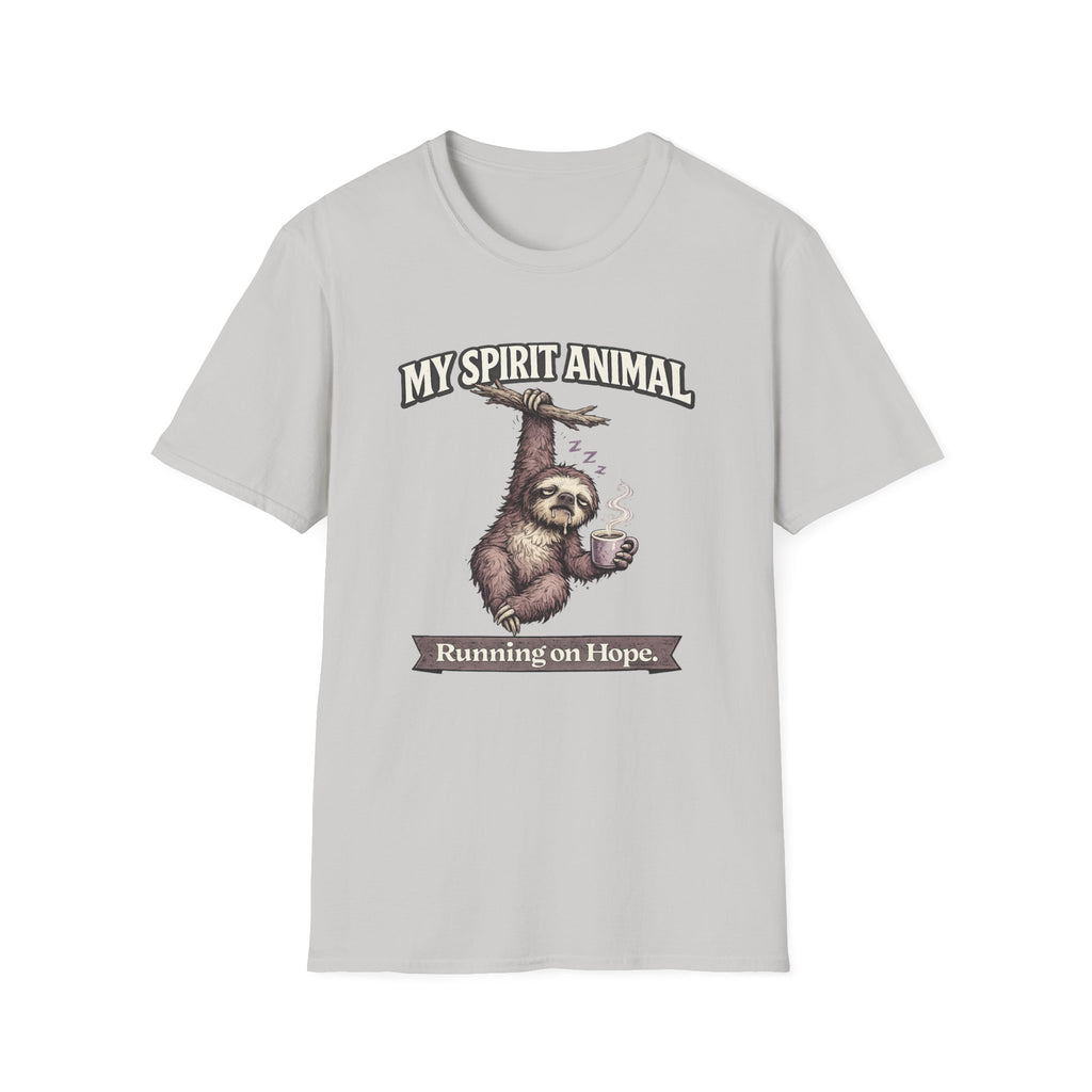 "My Spirit Animal: Sloth (Running on Hope)" T-Shirt